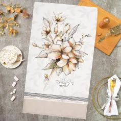 Полотенца, салфетки кухонные Полотенце Этель "Floral mood" 40х73 см, 100% хл, репс 210 гр/м2 4645829