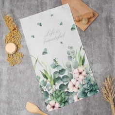 Полотенца, салфетки кухонные Полотенце "Этель" Eucalyptus 40х73 см, 100% хл, саржа 190 г/м2 10111213