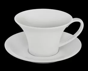 Чашка чайная с блюдцем 400 мл WL-993172/AB