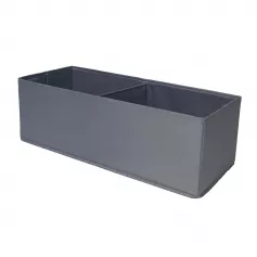 Короб для хранения, 2 секции "SNYGG", Д200 Ш510 В180, серый