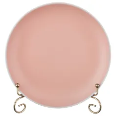 Тарелки, блюда ТАРЕЛКА "PANDORA PINK" 27 СМ ПОДСТАНОВОЧНАЯ (КОР=6ШТ.) (АРТ.577-118)