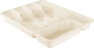 Сушилка для посуды Лоток для столовых приборов Plast Team 330х260х43 мм, молочный туман (арт. PT156010048)