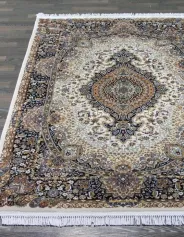 Ковры малые Ковер SHAHREZA (d414, 1,6*2,2, STAN, CREAM-NAVY)