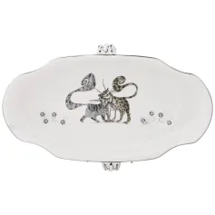 Тарелки, блюда Блюдо "Котики" 23*12*4 см (арт.264-1046)