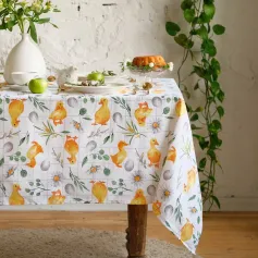 Скатерти, салфетки Скатерть Доляна Duckling 149х110 см, 100% хл, рогожка 164 г/м2 9215894