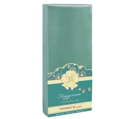 Пододеяльник Пододеяльник 175*215 TIFFANY'S secret, бирюзовый, сатин гладкокрашеный