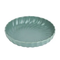 Тарелки, блюда Тарелка "Fresh Taste. Dark green" d=21см h=4см (min4) (арт. 1730284)