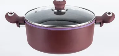 Кастрюли и котлы Кастрюля BK-3868 3,4л. с мраморным покр.RED & BLUE