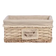 Корзины Корзина стеллажная "Natural Life", Д340 Ш250 В150, натуральный