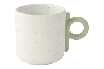 Кружки Кружка "Creative" 0.35 л (бел./зелен.), п/у. (арт.EL-R1740/CRWG)