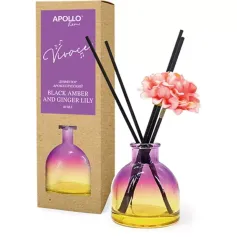 Ароматизаторы Диффузор ароматический APOLLO "Vivace" Black amber and ginger lily 40 мл (арт. D-VVB-40)
