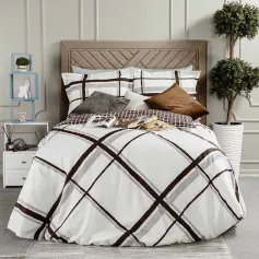 Комплект постельного белья Комплект пост. белья 1,5-Сп. Arya Simple Living 160X220 Afra