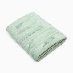 Полотенца для ванной, бани. Полотенце махровое Этель Bamboo Mint 70х130 см, 70% хл, 30% бамбук, 450гр/м2 7980892