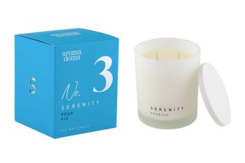 Свеча Свеча "Serenity" Signature "Груша & инжир" 8,8х8,8х10см
