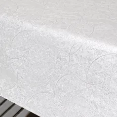 Скатерти, салфетки Клеенка Polyline 140 см арт. PLM3043-WH Поларис белый
