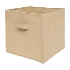 Коробки, ящики, кофры для хранения Короб для хранения, куб "Uno", Д300 Ш300 В300, бежевый, арт. NMC-02