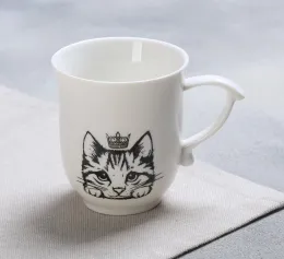 Кружки Кружка "Кошка" 250 мл, белая 4437564