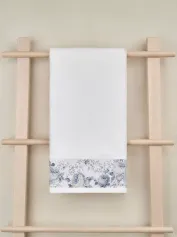 Полотенца для ванной, бани. Полотенце Arya 50x90 Desima (Белый, Лиловый)