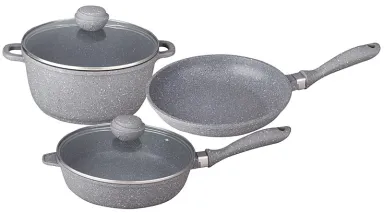 Набор посуды для приготовления Набор посуды SILVER MARBLE BK-4600 5 пр.