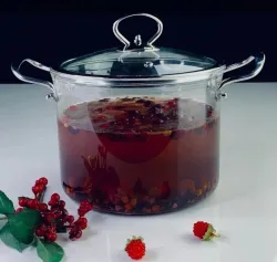 Кастрюли и котлы КАСТРЮЛЯ 3,3 Л С КРЫШКОЙ, СТЕКЛО (Х4) (АРТ.588-484)