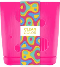 Кашпо, горшки цветочные Горшок для цветов "Clean Color" 0,8 л, electric pink (арт. IG623510607)