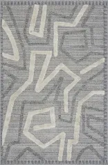 Ковры малые Ковёр TUNIS (6604A, 0,76*1,5, STAN, L.GRAY/WHITE)