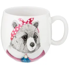 Кружки Кружка "Fashion animals" Медведица, 530 мл