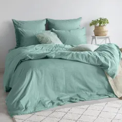 Простынь Простыня 200/220 "Verossa" Melange emerald 01