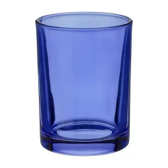 Аксессуары для ванной комнаты Стакан для зубных щеток Bright Colors, 8х8х10,5 см., цвет синий