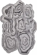 Ковры малые+ КОВЁР SAFIR (00841G, 1,16*1,8, GREY/GREY)