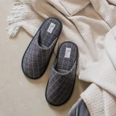 Обувь Обувь домашняя мужская Arya Merlin (Серый, Коричневый, 42-43)