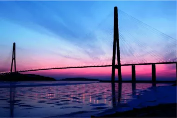 Картина "Русский мост" 300*200 мм