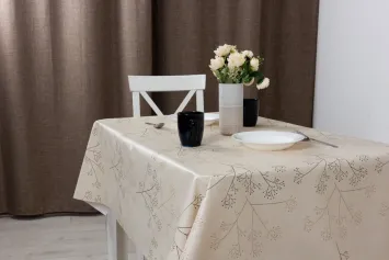 Скатерти, салфетки Клеенка Алегра, 137см., PW195-R1078-1 Гипсофилы