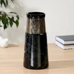Ваза Ваза "Жаклин" 24,5*8 см, чёрн. 7549217