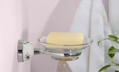 Аксессуары для ванной комнаты Мыльница настенная Rose