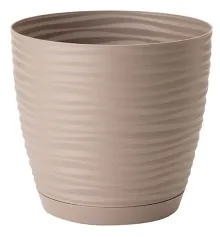 Кашпо, горшки цветочные КАШПО С ПОДСТ. SAHARA PETIT BOX 2,65Л, 26,8*12,75*11,85СМ (АРТ.3110 БЕЖЕВЫЙ 051)