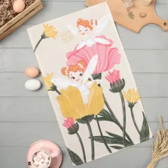 Полотенца, салфетки кухонные Полотенце кухонное Доляна "Happy Spring" 35х60 см, 100% хл, 160г/м2 10202598