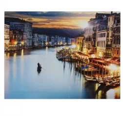 Картина на холсте "Вечерняя Венеция" 30х40 см 2272679