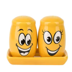 Наборы для специй Набор для специй "Smile" 11*6*8,5 см на керамич. Подставке, п/у. (арт. L2520868)