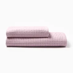 Полотенца для ванной, бани. Набор полотенец банных LoveLife "Waffle lavender " 2 шт: 100х150, 50х100 см., 100% хл 10613424