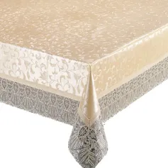 Скатерти, салфетки Скатерть "Meiwa" FPLUS-PLAIN SARASA AZ BE прям. 132х178 см, беж.