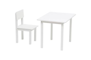 Набор дет.мебели (стул + стол) Комплект детской мебели Polini kids Simple 105 S, белый